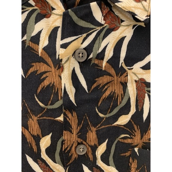 Vintage Hawaiian Shirt Natural Issue Mens M Aloha From Hawaii Camp Shirt (#B341) - Picture 3 of 6